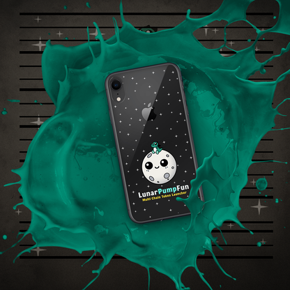 Lunar Pump Classic Logo - Clear Case for iPhone®